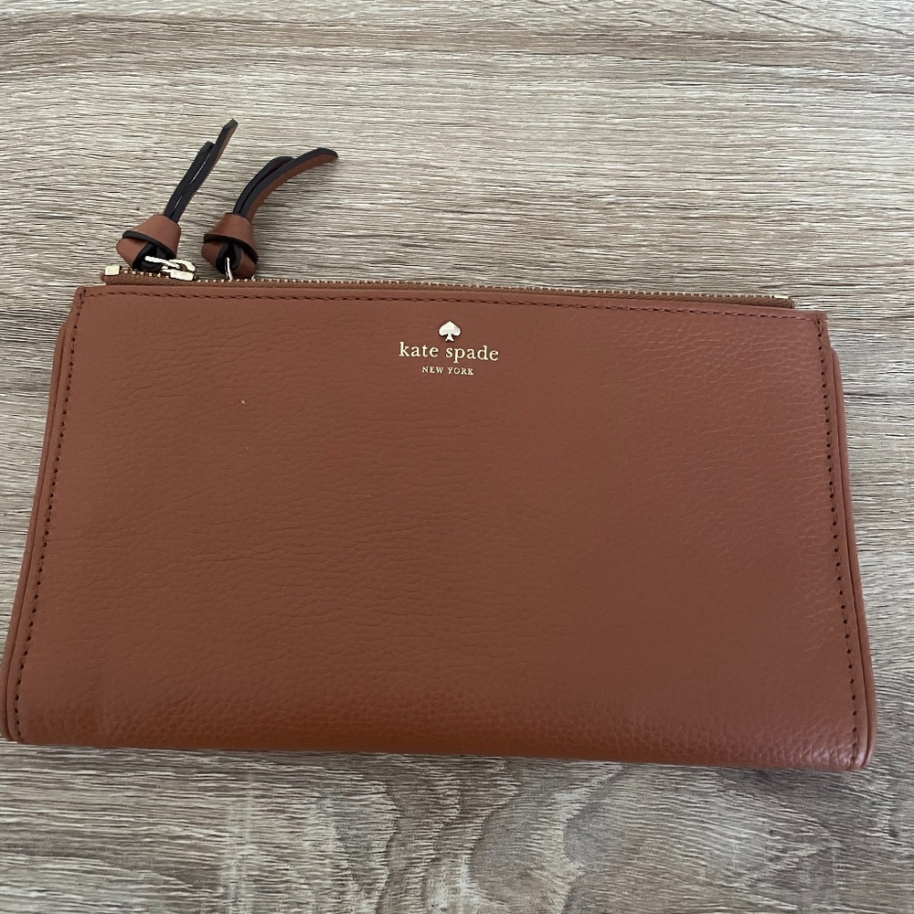 Brown Kate Spade wallet